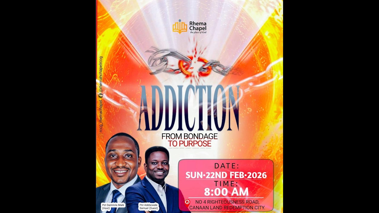 ADDICTION|FROM BONDAGE TO PURPOSE|SUNDAY SERVICE