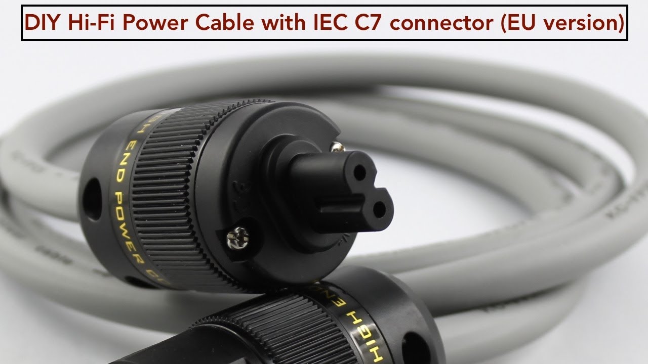 How to make an IEC C7 hifi power cable