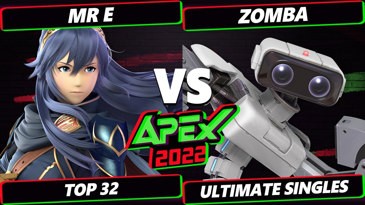 Apex 2022 - Mr. E (Lucina) Vs. Zomba (ROB) SSBU Ultimate Tournament