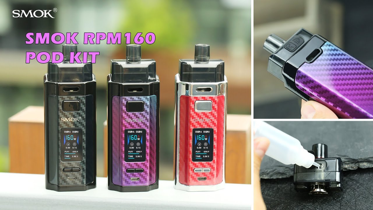 Unboxing The SMOK RPM160 Pod Kit | Max 160W Output | Elegomall