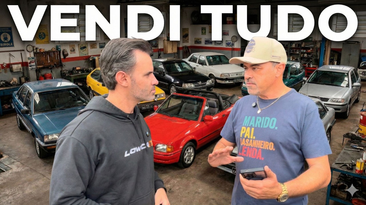 TEVE QUE VENDER 9 CARROS ANTIGOS POR UM MOTIVO