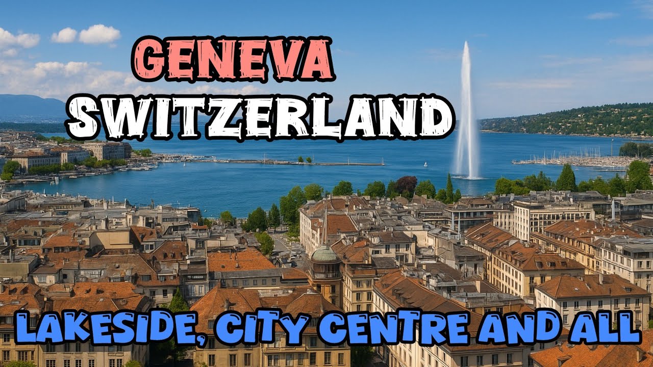 Geneva Switzerland city centre walking tour | Geneva lake | walking tour video | travel video europe
