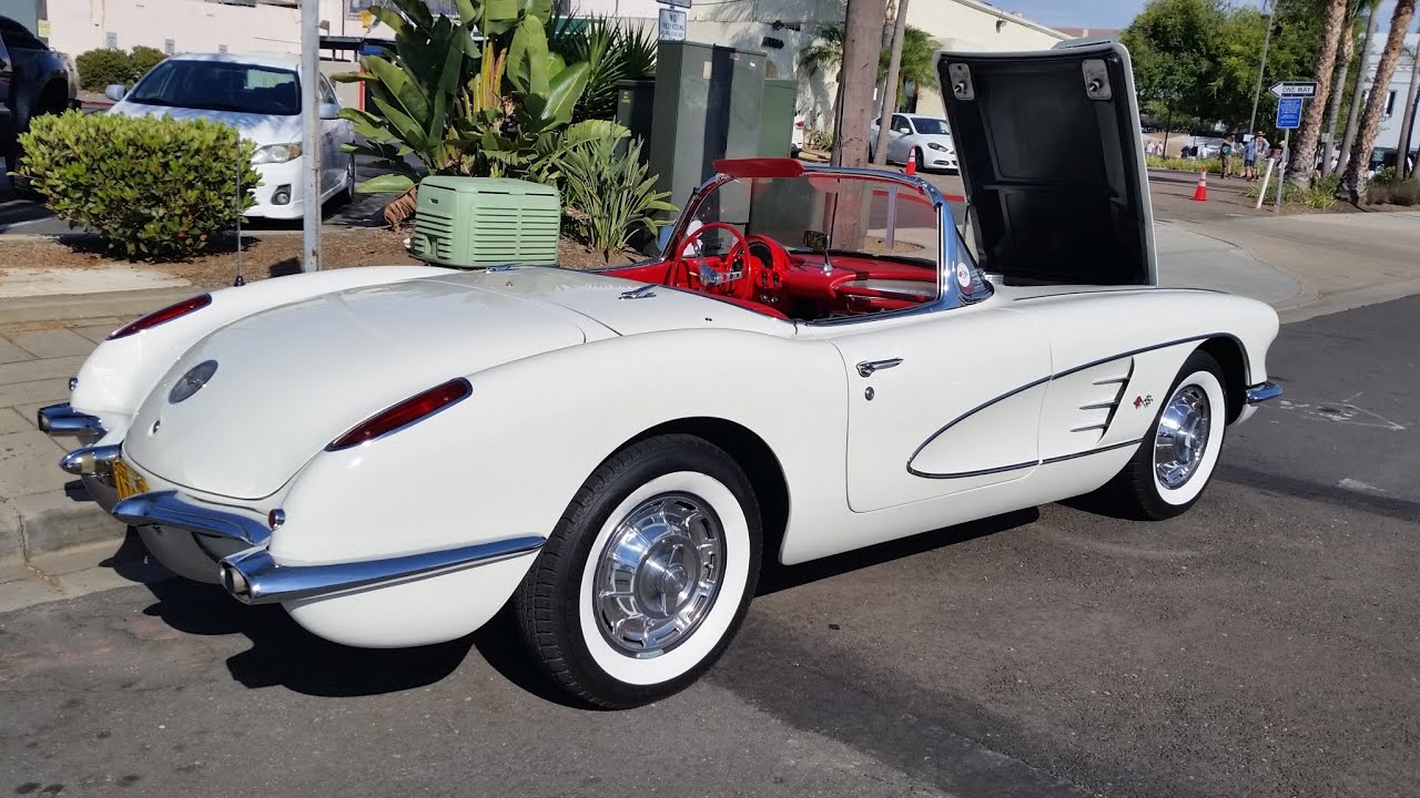 1959 Chevrolet Corvette 283 V8 Dual Quads 75,000 Original Mile Restored California Car NCRS 59 Vette