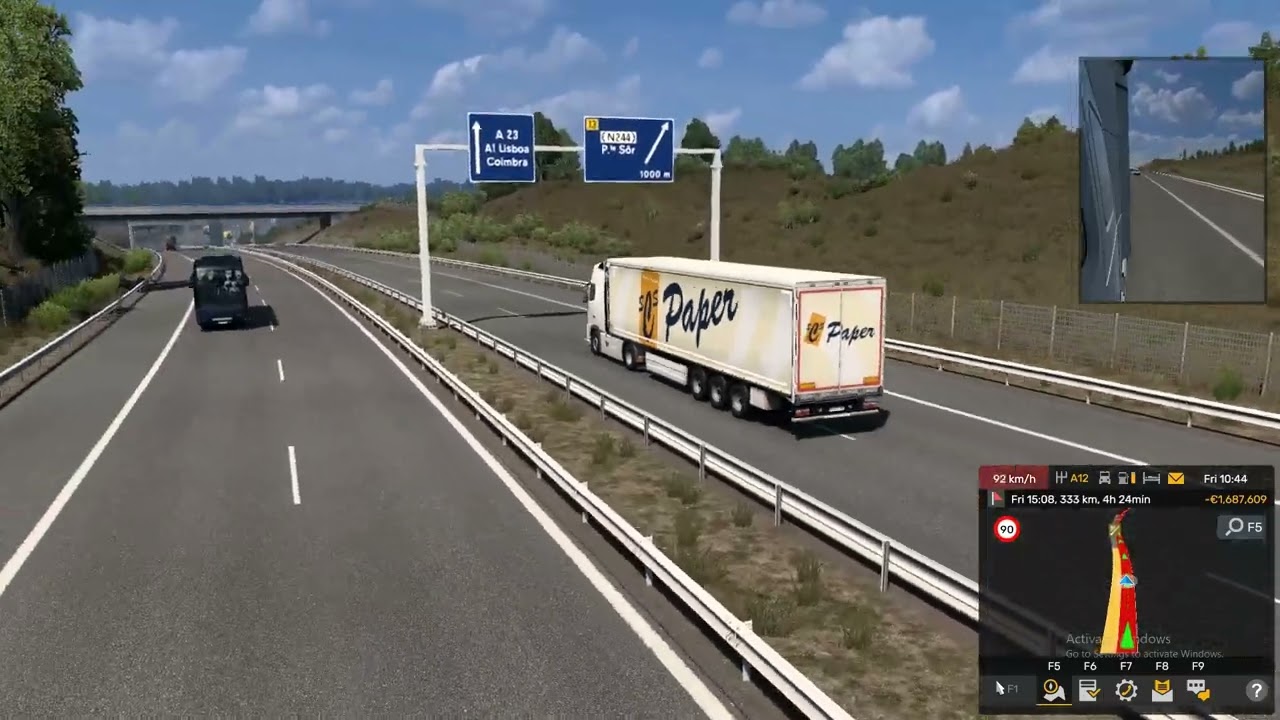 Extreme Weather Driving in Euro Truck Simulator 2 🌧️❄️
