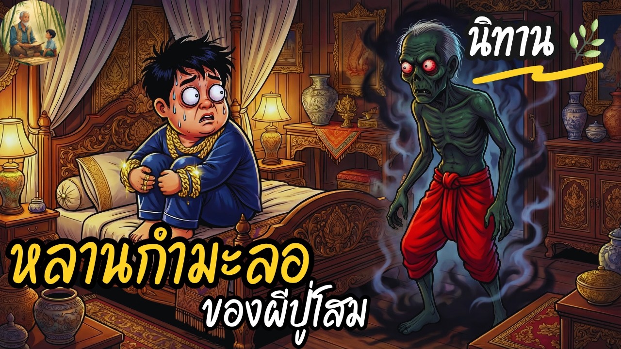 นิทาน | หลานกำมะลอของผีปู่โสม | ผู้ชายคนนี้คือคนจนในร่างคนรวย แต่ดันดวงซวยเจอคำสาปจะตายใน 6 วัน..!!