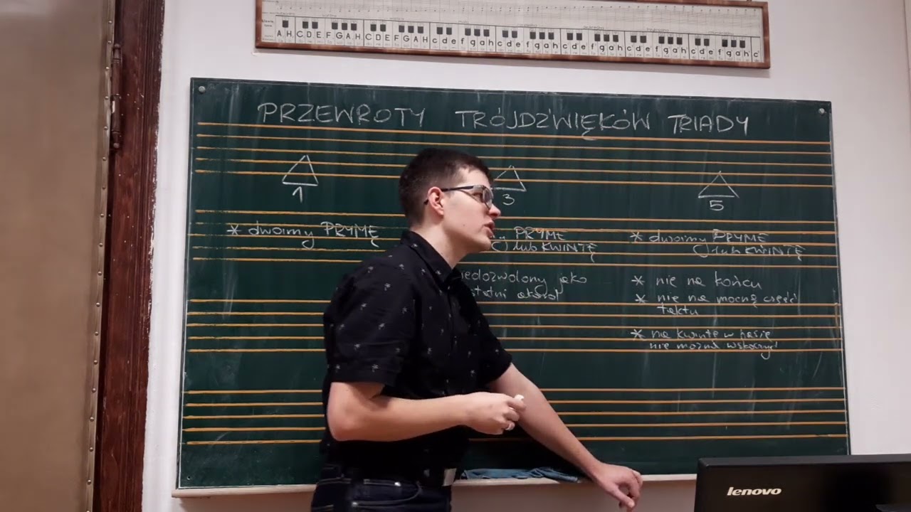 Przewroty trójdźwięków triady