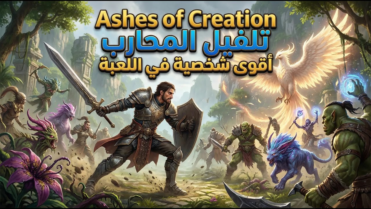 Ashes of Creation | نجرب الواريور أقوى شخصية بالعبة