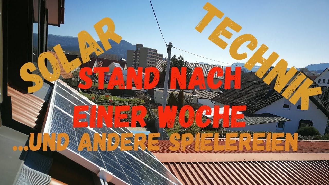 DIY Powerwall⚡ Stand nach einer Woche...