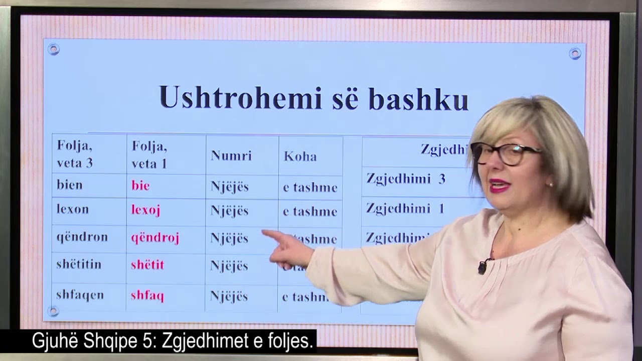 Gjuhë shqipe 5 - Përemrat dëftorë.