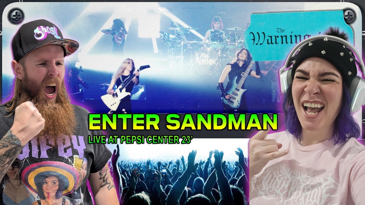 THE WARNING – Enter Sandman (Metallica Cover) LIVE | Couple Reaction to This Iconic Performance!