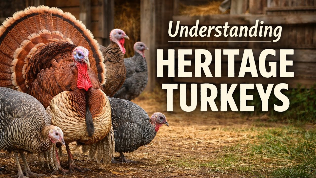 Heritage Turkeys Explained: Traditional Breeds, Natural Breeding, and Real Farm Life