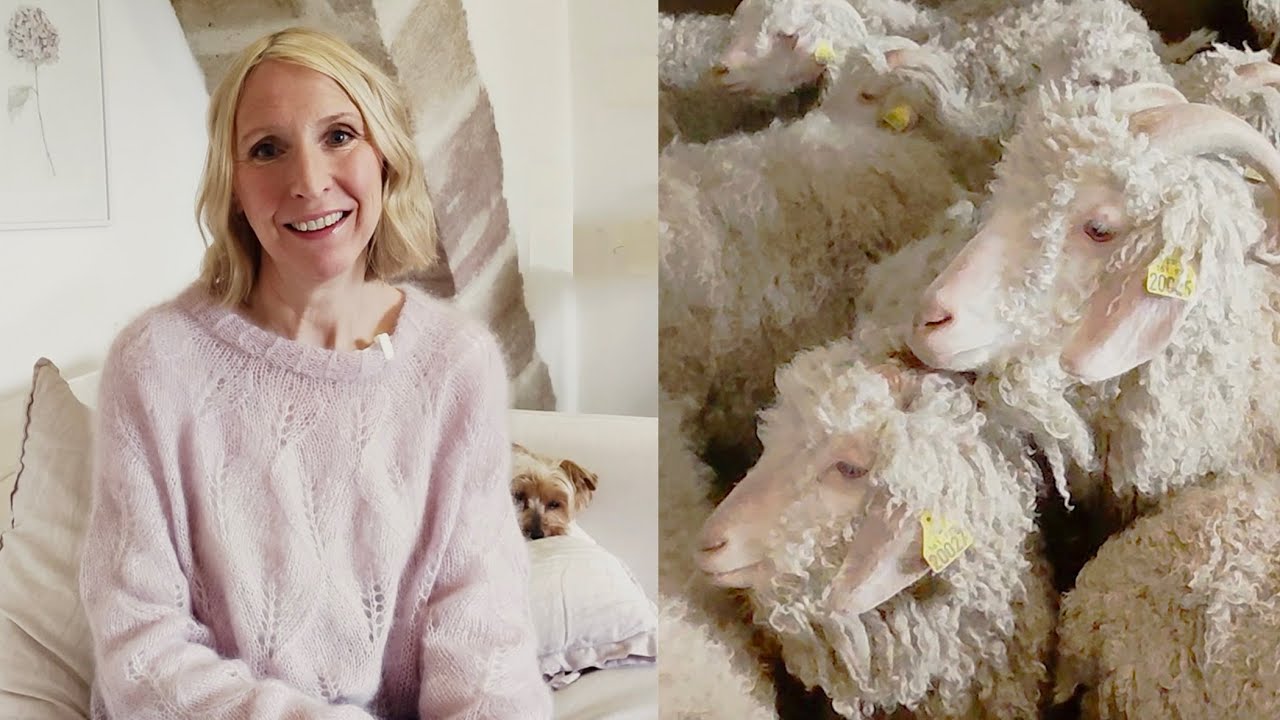 Angora Goats and Two Spring Knits, Creative Adventures in the South of France