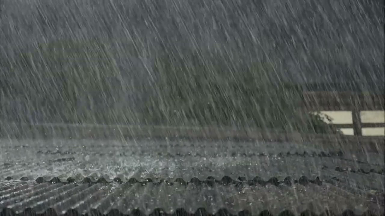 Pure Night Rain Sounds | Black Screen