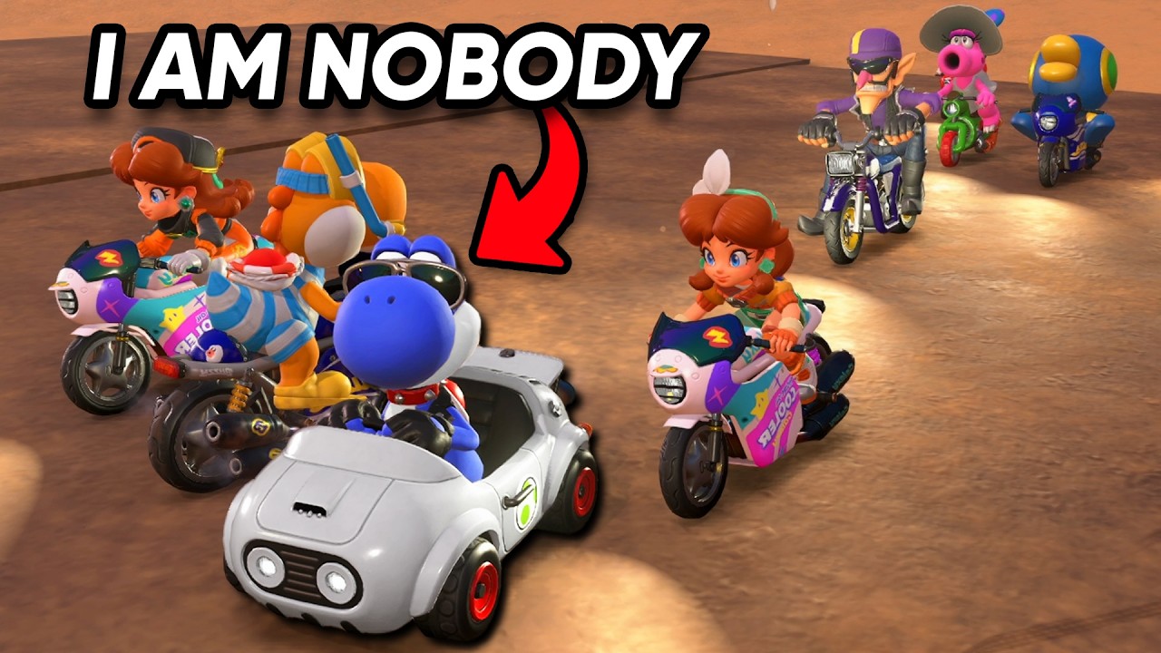 Я пошёл под прикрытием, чтобы проверить, все ли на меня нацелены в Mario Kart World.