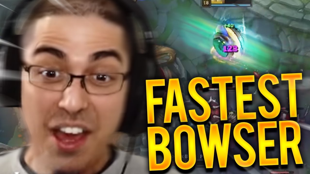 THE FASTEST BOWSER...ROLLING THROUGH THEIR BASE!!!! - Trick2G