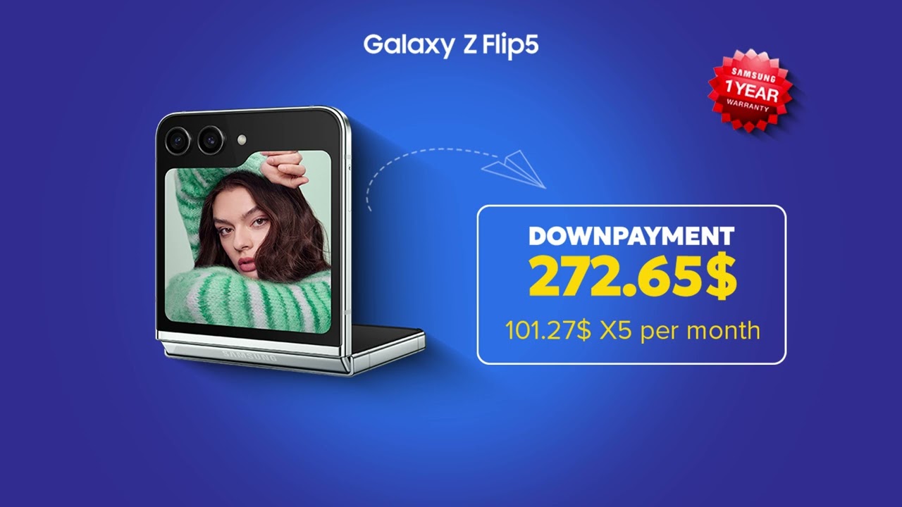 Shop Samsung Galaxy Z Flip 5 at ZOOD in 6 Installments