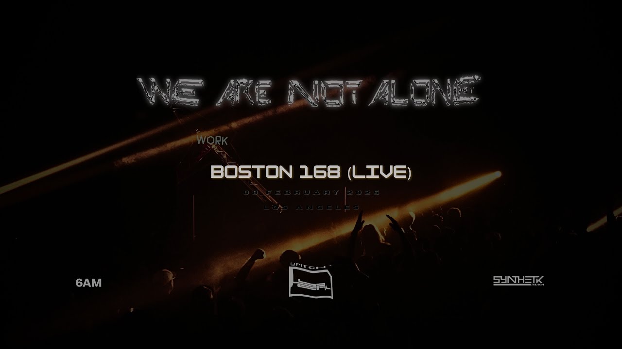 BOSTON 168 (LIVE) | LOS ANGELES | WORK: WE ARE NOT ALONE by ELLEN ALLIEN | 02.08.25