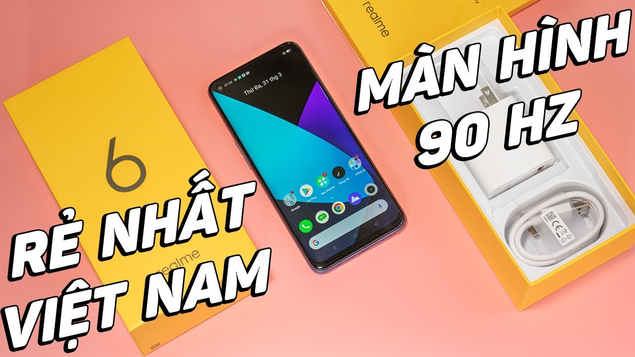 Mở hộp Realme 6 chính hãng: Màn 90HZ, Camera 64MP GIÁ RẺ NHẤT VIỆT NAM!!!
