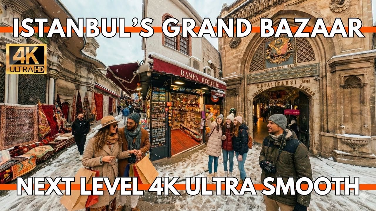 ISTANBUL TURKEY 2026 4K WALKING TOUR | Grand Bazaar (Kapalıçarşı) Real Market Vibes