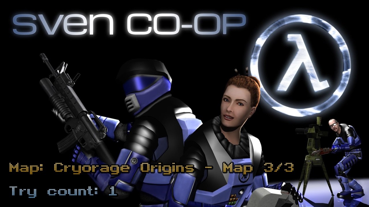 Sven Co-op - Cryorage Origins (series) Part 3/3 - Try count: 1 (Tentativa 1) - [No commentary]