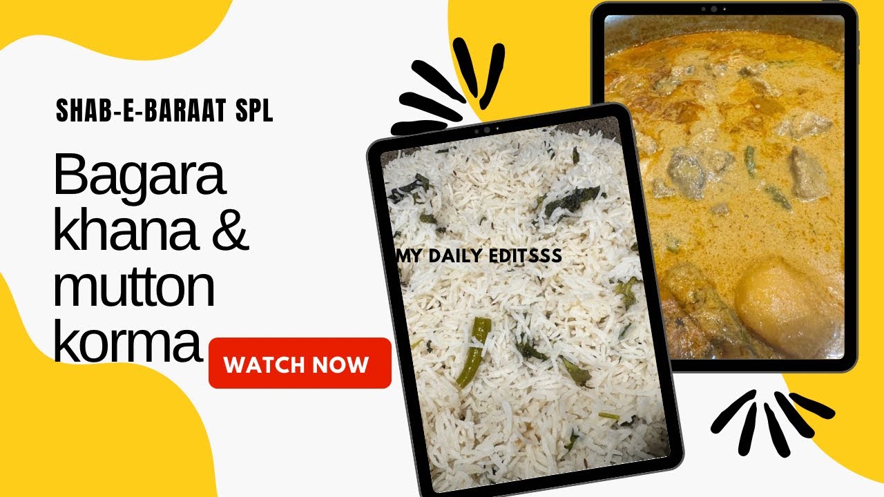 Hyderabadi Bagara khana & Mutton korma.😋😍Shab-e-baraat special..!🤲🏻 #hyderabadi #food #hyderabad 