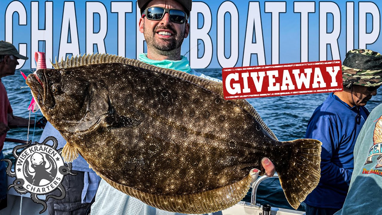 CHARTER BOAT TRIP GIVEAWAY FLUKE AND TAUTOG BLOCK ISLAND WITH WISE KRAKEN AND GRUBBZ