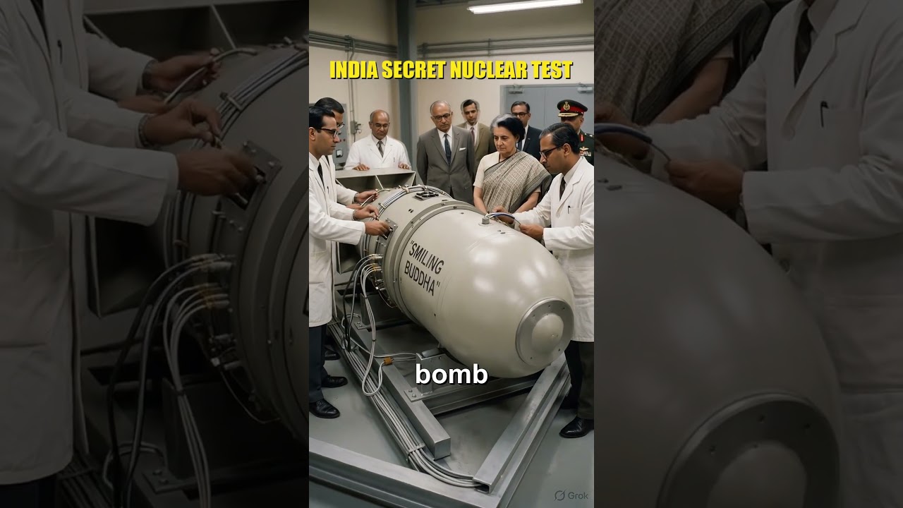 India&rsquo;s First Nuclear Test - Operation Smiling Buddha #indianuclear #indiasecrets  #nuclearweapons