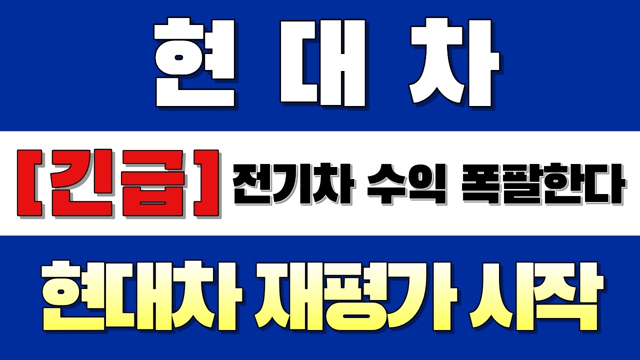 현대차 주가전망 외국인이 쓸어담는 이유! 4조 원 규모 자사주 소각의 위력