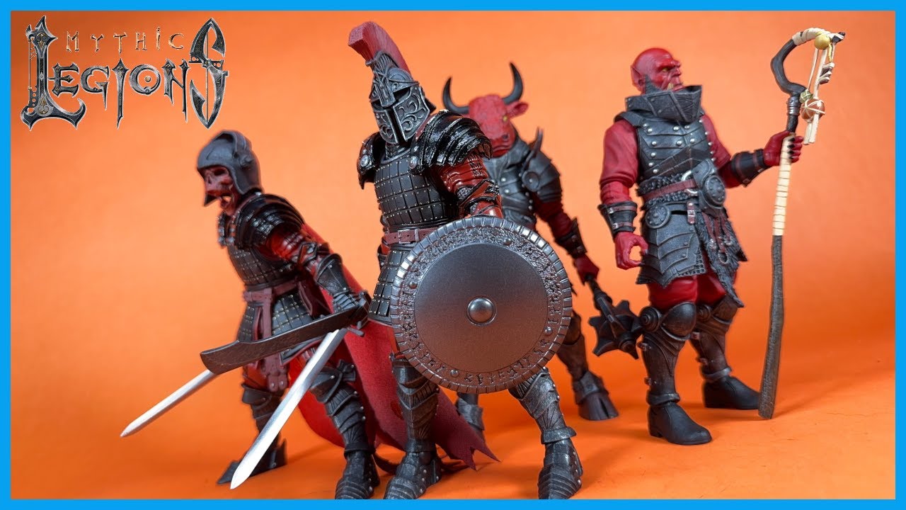 Mythic Legions Legions Con 2022 Exclusive THE FURIOUS FOUR 2 PACK Action Figure Review
