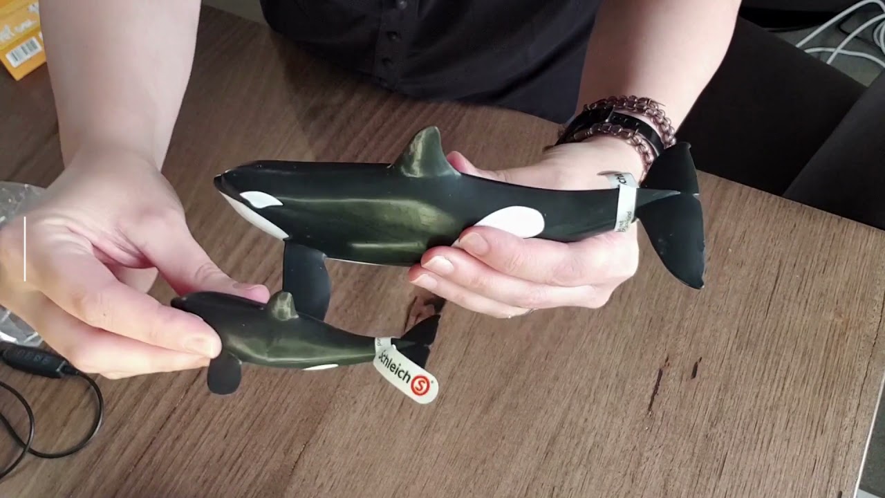 Debut PT 2 - Mama Unboxing Schleich Orca Family + White Lion Family