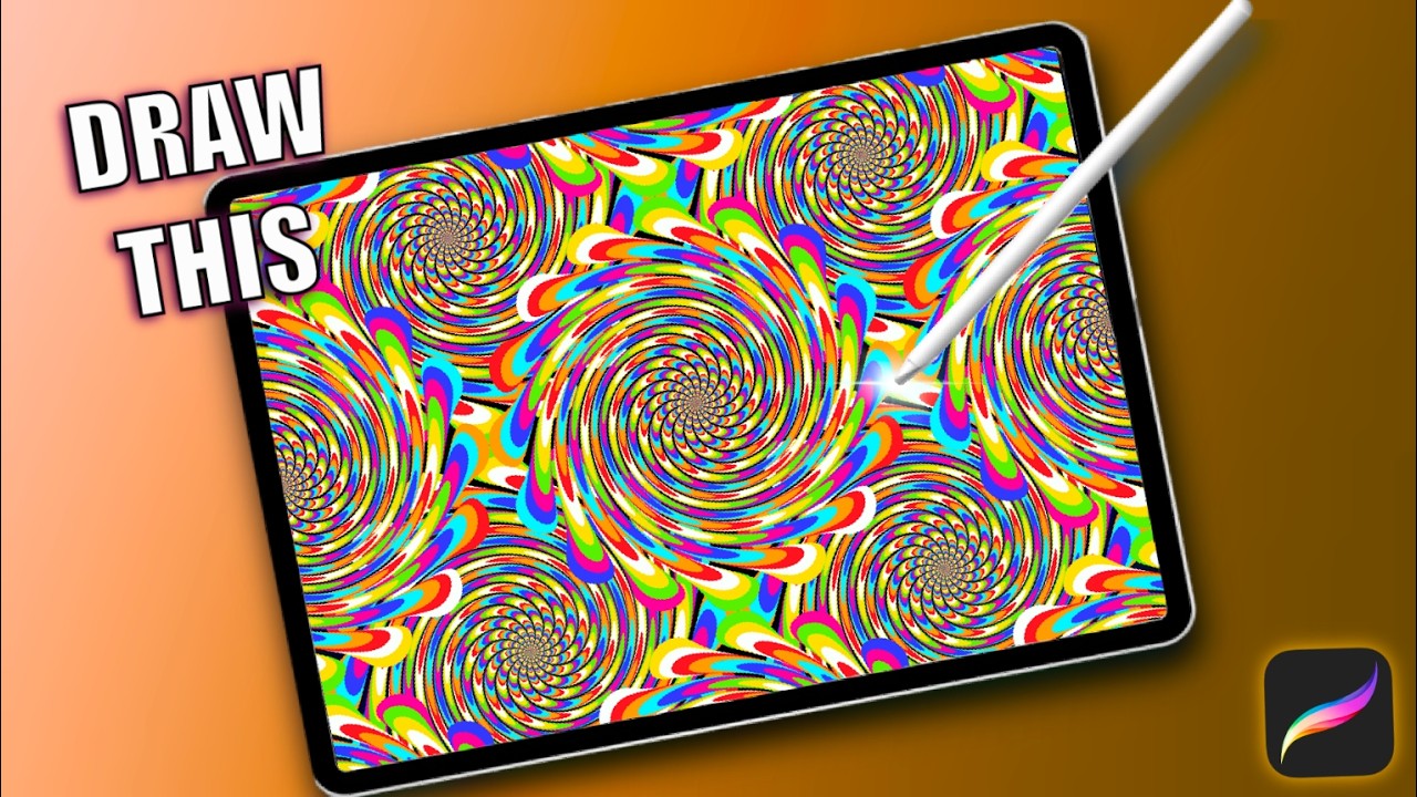 How to Draw a Psychedelic Swirl Animation in Procreate | Easy Procreate Animation Tutorial