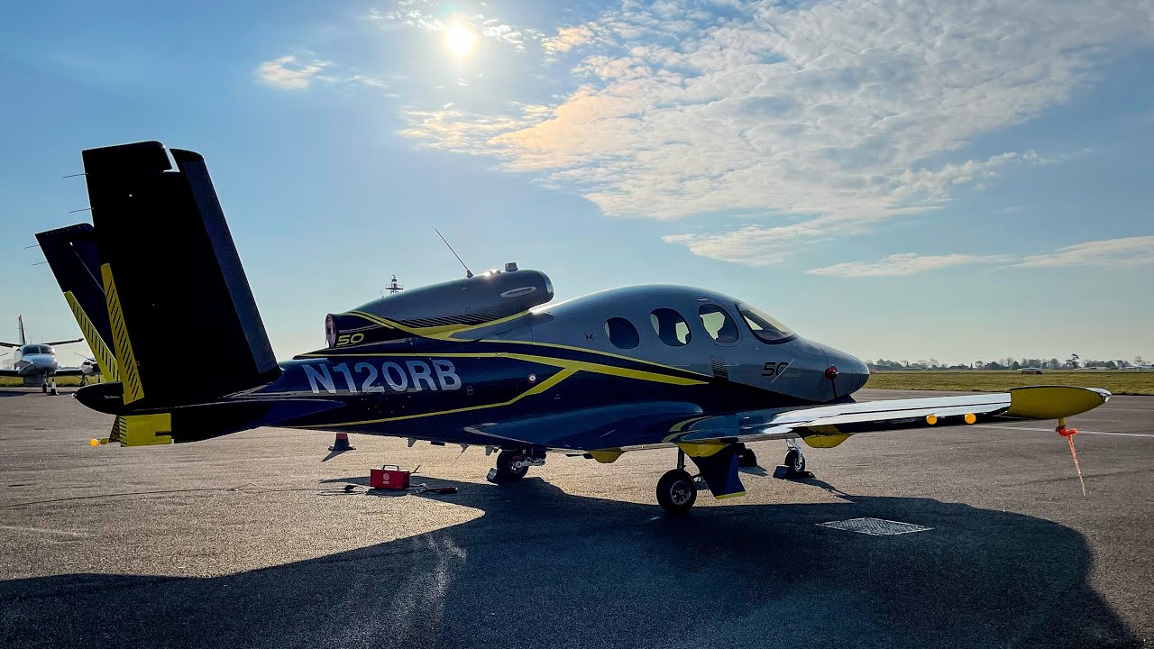 Cirrus SF50: полный полёт | ППП Тервестон — Крэнфилд | Заход на посадку по RNP