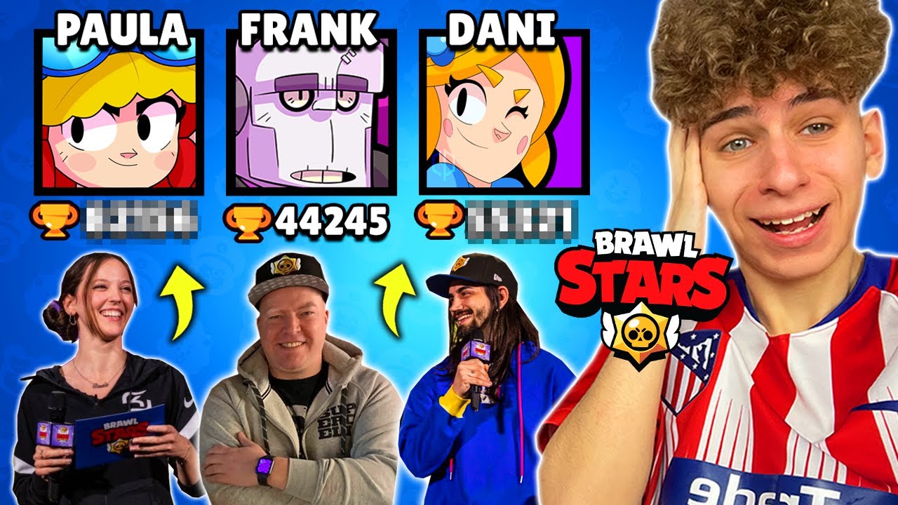 Oceniam TAJNE KONTA TWÓRCÓW BRAWL STARS😱ILE MAJĄ PUCHARKÓW?🏆(Dani, Paula, Frank...)