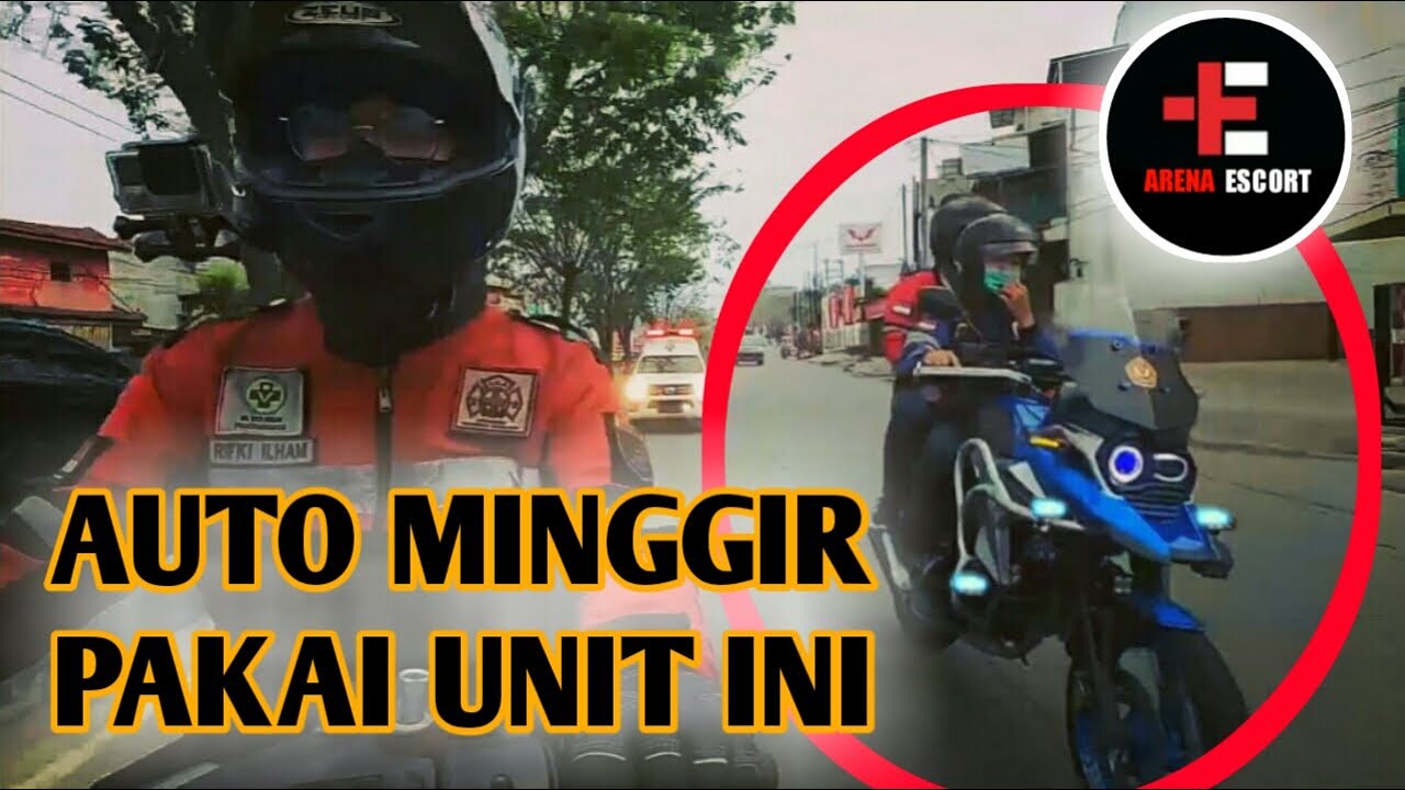 BMW GS ESCORT AMBULANCE ?? ESCORTING AMBULANCE EMERGENCY