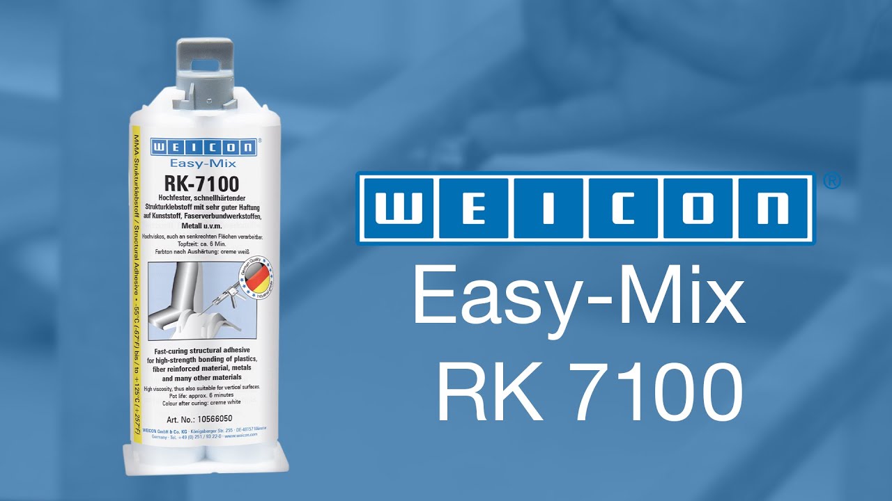 Structural adhesive | WEICON Easy-Mix RK-7100 | English