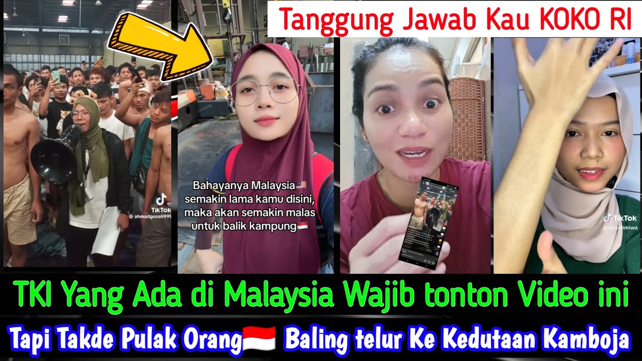 MENJERIT² MINTA DI PULANGKAN, BEZA KALAU DI MALAYSIA TAK NAK PULANG2 BERTAHUN²