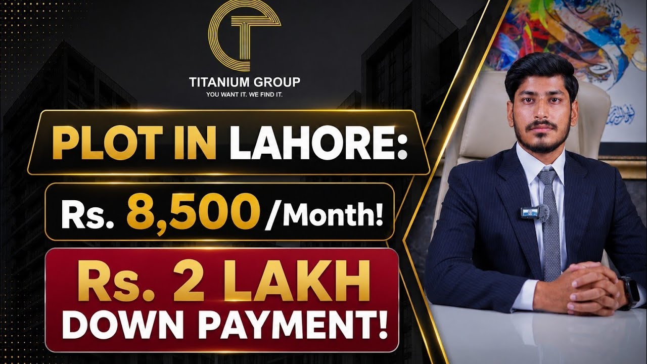 Plot in Lahore in Just Rs. 2 Lakh Down Payment! | Low Budget Plots in Lahore