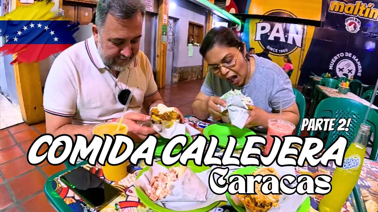 🫓​☠️​PROBANDO COMIDA CALLEJERA | AREPAS🫓​☠️​🇻🇪​​| Calle El Muerto-Caracas- Que Luis me siga mirando
