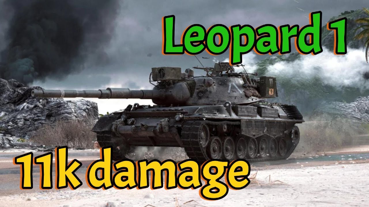 Leopard 1, 11k damage. Good gun, good damage.Shot and hide.