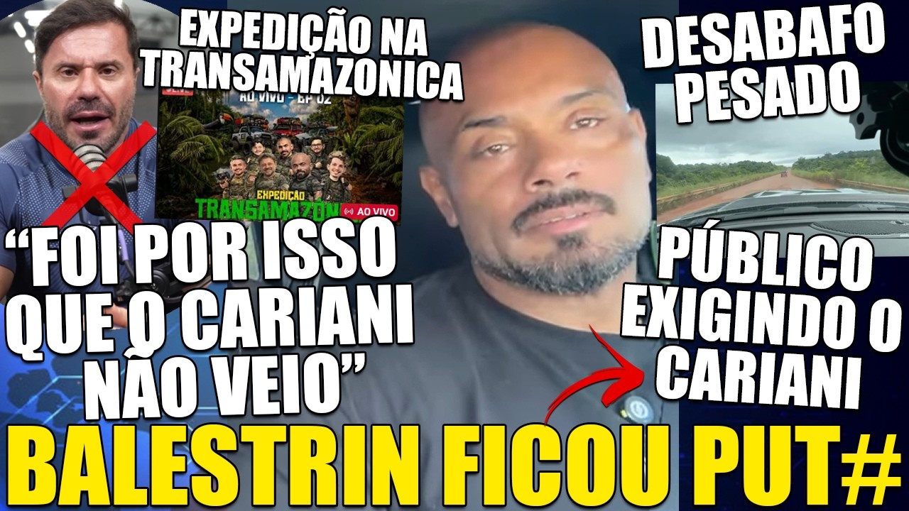 POLÊMICA! BALESTRIN PERDE A PACIÊNCIA COM RENATO CARIANI SENDO EXIGIDO PELO PÚBLICO NO CHAT