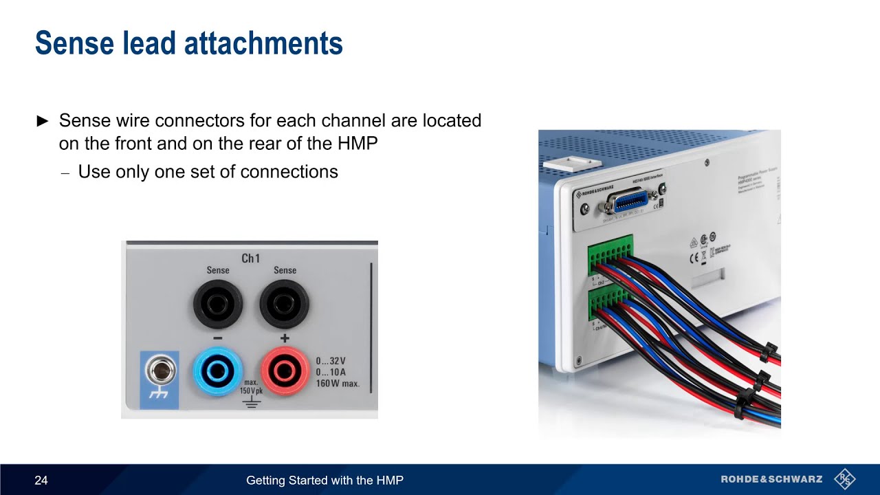 Getting Started with R&S HMP Power Supplies
