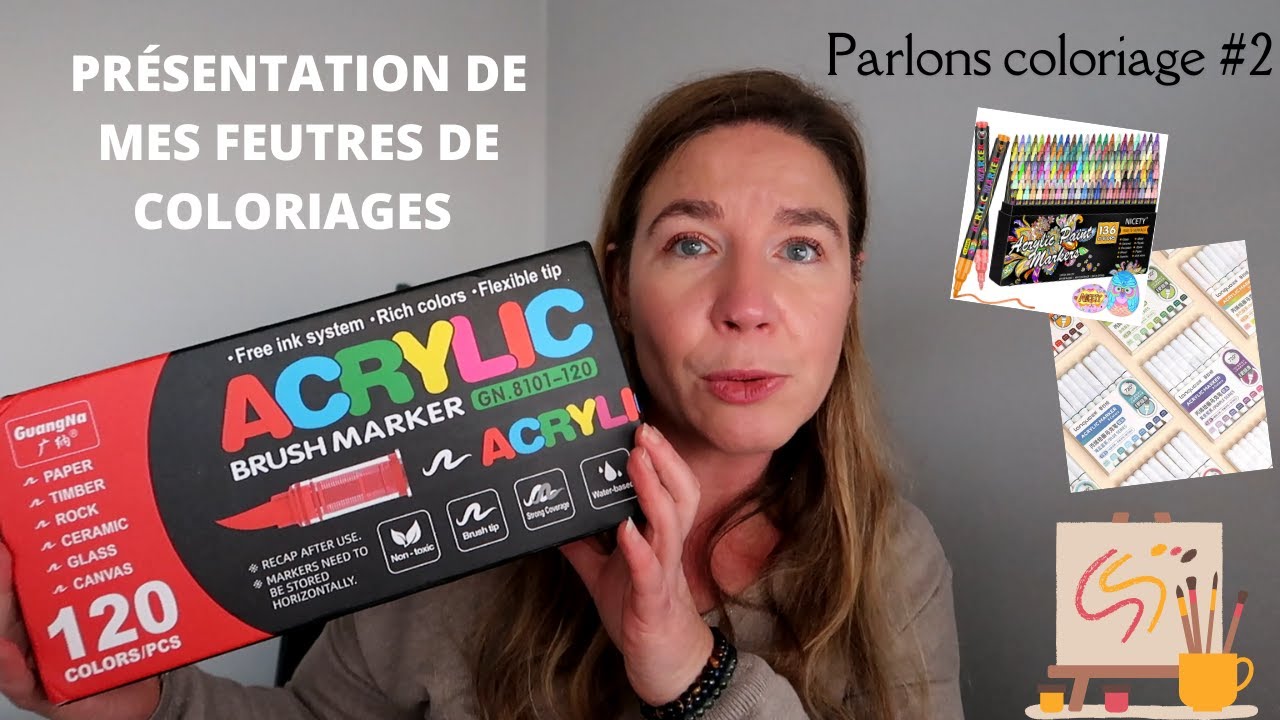 Parlons coloriage: Presentation de mes feutres de coloriage #2