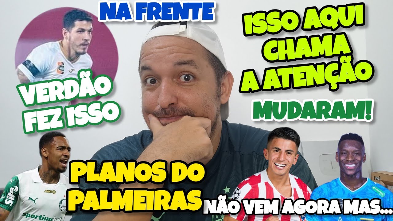 🚨❗VERDÃO MUDOU NO MERCADO. OLHEM O QUE PODE ACONTECER. + DE NINO E ALLAN - ACORDARAM?