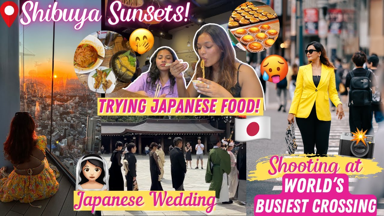We saw a JAPANESE WEDDING 🥹 Shooting at Shibuya Crossing! JR Pass & More #TravelWSar