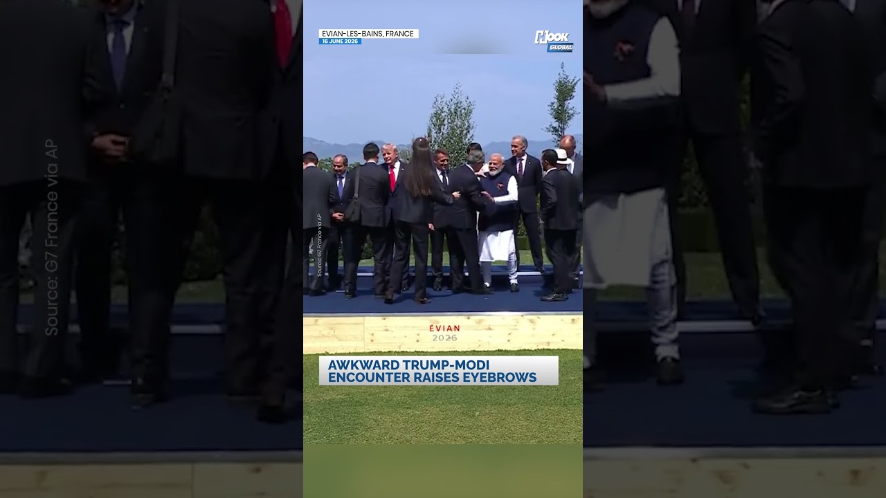 Modi Ignored Trump? No Handshake, No Smile! Trump-Modi Moment Sparks Buzz
