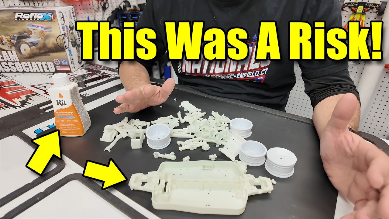 Мы покрасили совершенно новую форму Team Associated Reflex 14B… Вот что получилось!