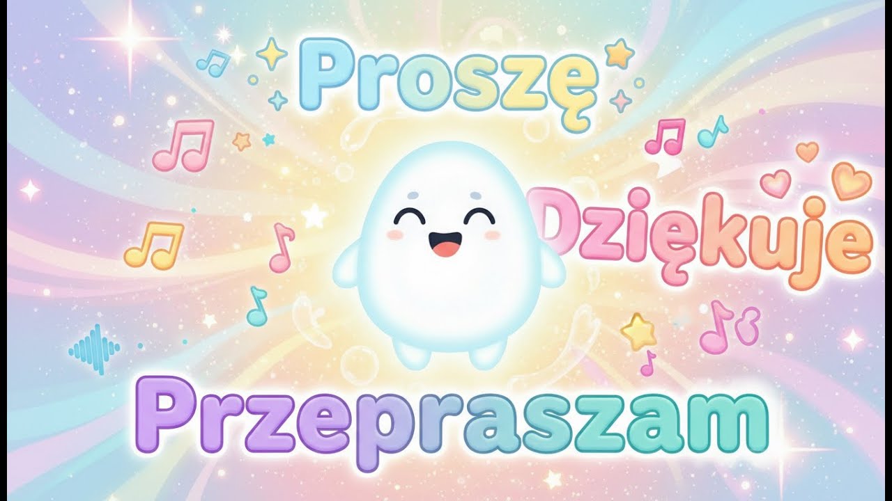 Trzy Magiczne Słowa | Proszę, Dziękuję, Przepraszam | Piosenka dla dzieci | Lumio
