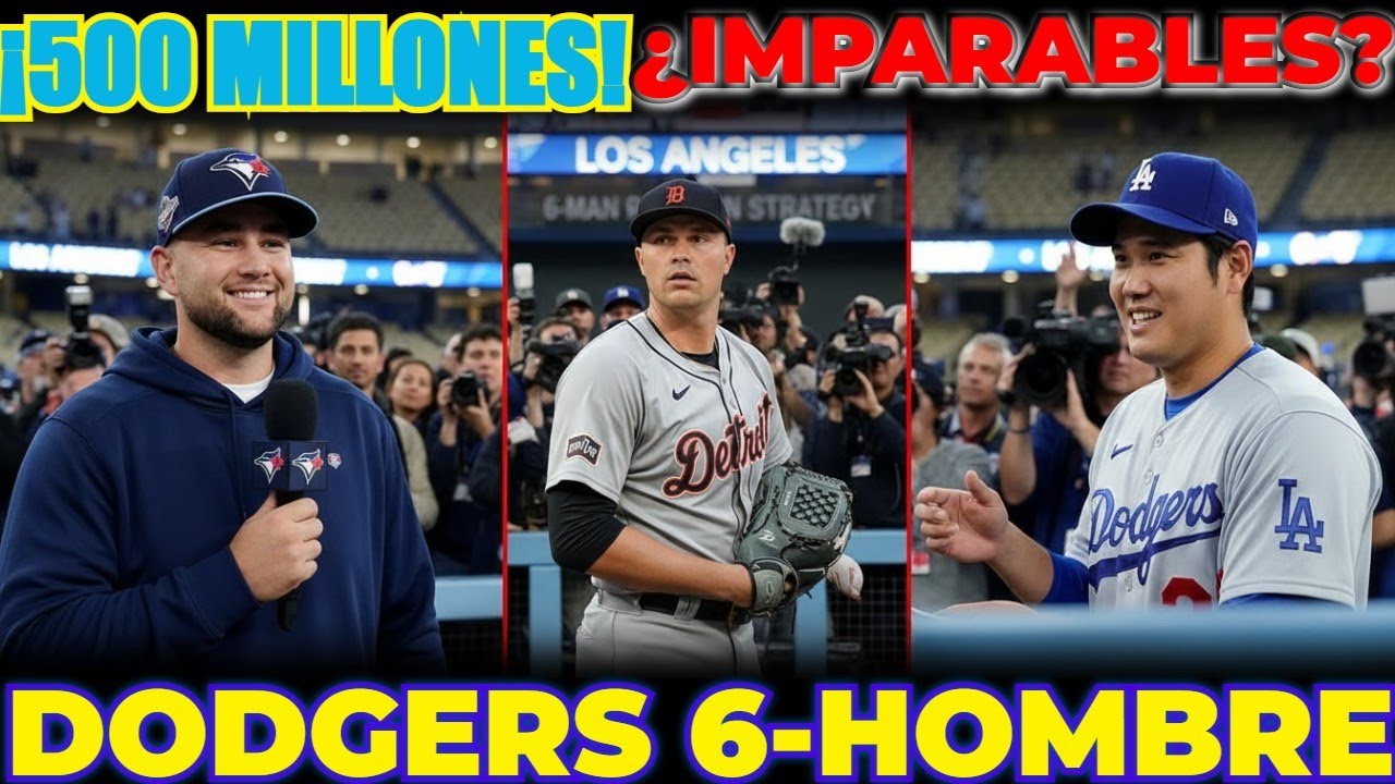¡500 MILLONES! Dodgers completan rotación de 6. ¿Quién podrá detenerlos?