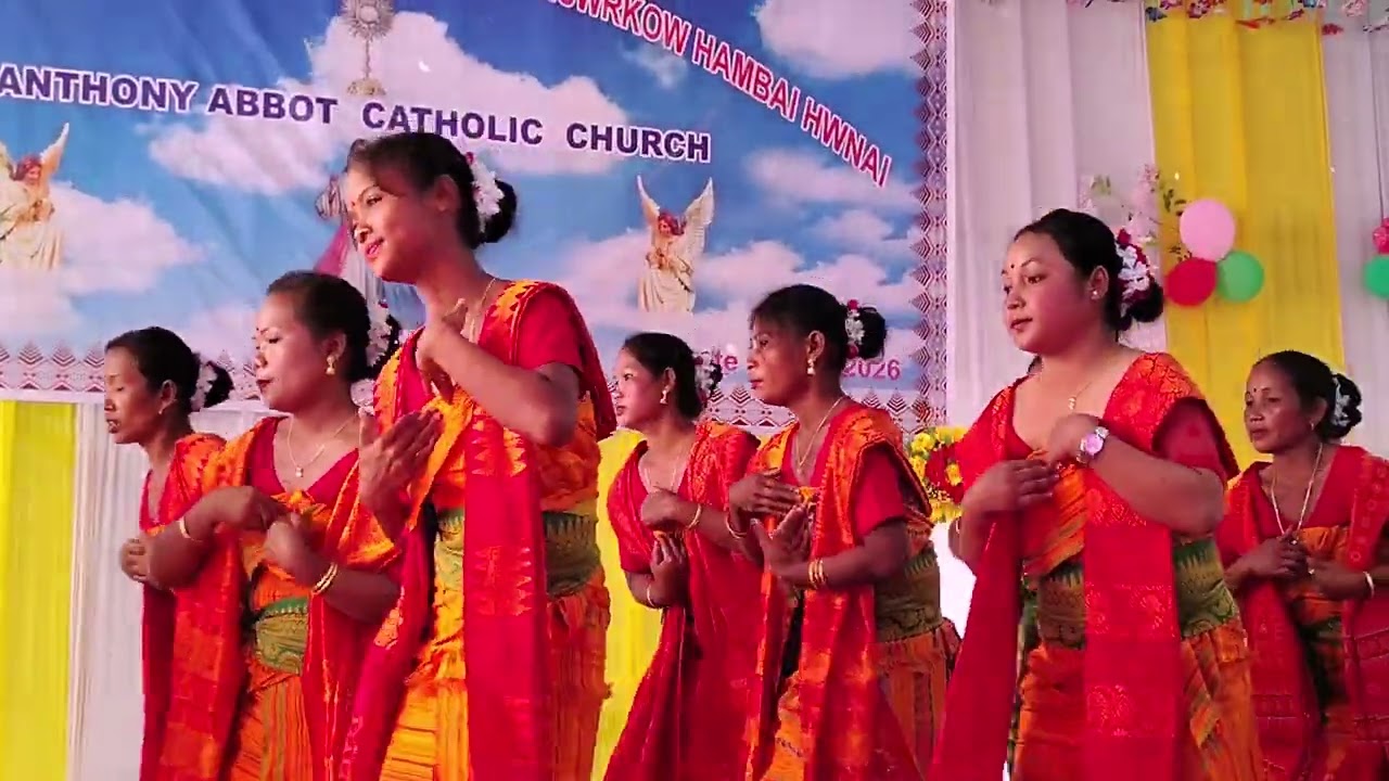 Blessing of New Church( St. Anthony Abbot Catholic Church, No. 1 Axiguri)