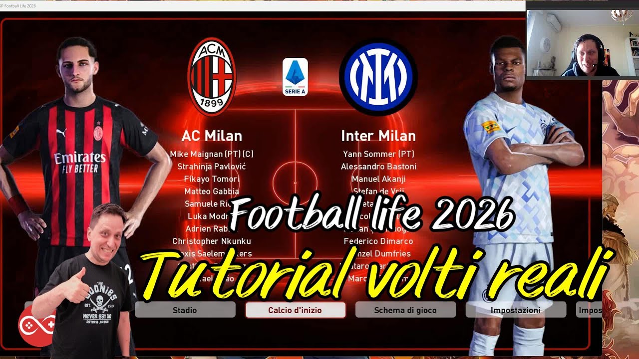 Football Life 2026 - come mettere i volti reali - Tutorial